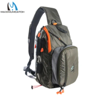 Maximumcatch Fishing Sling Back Pack Outdoorsport Fly Fishing Sling Bag With Fly Patch