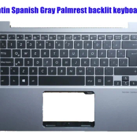 Latin Spanish Gray Palmrest backlit keyboard for Asus UX330U/UX330UA/UX330UAK 90NB0CW1-R30170