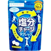 Kabaya- 原味鹽糖 食鹽充電錠 81gX3包【平行進口】 