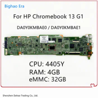 859523-001 859523-601 For HP Chromebook 13 Pro G1 Laptop Motherboard With 4405Y CPU 4GB-RAM 32G-eMMC DA0Y0KMBAE0 DA0Y0KMBAE1