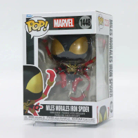 Funko Pop Original  Marvel Miles Morales Iron Spider # 1448 Action Figure Model Figureine Toys Gifts