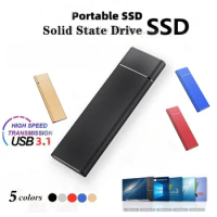 External 1TB Ssd High-Speed Solid State Drive Type-C/USB 3.1 Interface Portable Hard Disk External Hard Drive for PC Laptop