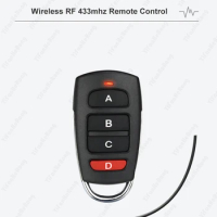433MHz Garage Door Remote Control 4 Button Copy Intelligent Remote Control Cloning Electric Gate Remote Controller Duplicator