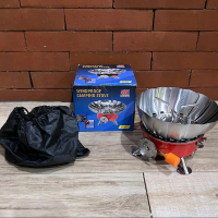 KOMPOR MAWAR PORTABLE | KOMPOR TAHAN ANGIN | WINDPROOF CAMPING STOVE