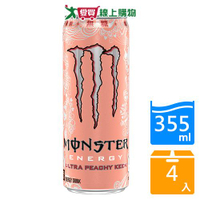 魔爪超越蜜桃閃耀能量飲355MLx4【愛買】