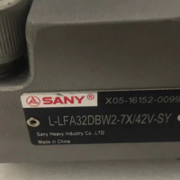 Sany pump owner overflow valve cover plate