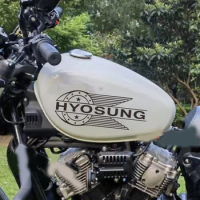 Motorcycle Accessories Retro Stickers Fuel Tank Decoration Protector Modified Decal Stickers For HYOSUNG Aquila GV300S GV 300S