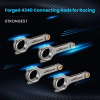 4x H-Beam Connecting Rods ARP Bolts For Acura Honda B18A B18B B20B B20Z Engine