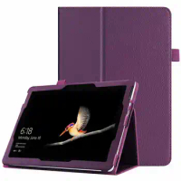 Flip Case for Microsoft Surface Go 4 3 2 PU Leather Cover SurfaceGo Go4 Go3 Go2 Slim Light Weight Protective Casing Stand Holder