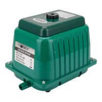 Resun LP 200 elertomagnetic pump low noise air pump oxygenation pump for fish farming