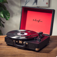 唱片機 播放機 mocafine摩范留聲機 LP黑膠唱片機 老式電唱機 復古便攜式歐式家用