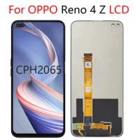 6.57" For Oppo Reno4 Z 5G LCD Display Reno 4Z CPH2065 Touch Panel Screen Reno4Z Digitizer Assembly For Oppo Reno 4Z 5G Lcd Frame