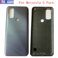 Battery Cover Rear Door Housing Case For Motorola Moto G Pure Back Cover Replacement Repair Parts