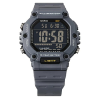 CASIO卡西歐 AE-1600H-8BV 10年電力八角型數位錶 水泥灰 49.7mm ｜樂天全館特惠中★指定刷卡回饋10%