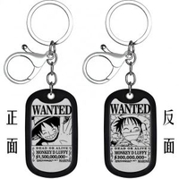 海賊王通緝令鑰匙扣鏈掛件路飛索隆艾斯羅包包掛腰釦男女生日禮物