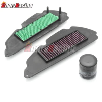 Motorcycle Oil / Air Cleaner Filter Element For Honda NSS300 NSS 300 FORZA 300 Forza300 2013 2014 2015 2016 2017