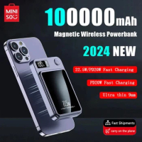 Xiaomi Mijia 30000mAh Magnetic Qi Wireless Charger Power Bank 22.5W Mini Powerbank For iPhone Samsun