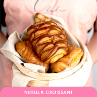 C BAKES - Nutella croissant / Roti Kroisan Prancis Nutella Pastry HALAL