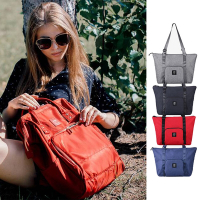 【WHOSE BAG】日系大容量防潑水口金後背包 手提包 肩背包 側背包 男女包 旅行包 健身包
