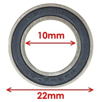 Strummer Bearing Steel - Spare Part Sepeda 6900-2RS