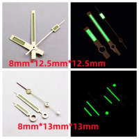 Modified Watch Accessories Silver Gold Green Luminous Hands 3 Pointer Fits for Seiko NH35 NH36 4R36 Automatic Movement