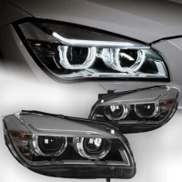 AKD Car Styling Head Lamp for BMW X1 E84 Headlights 2011-2015 LED Headlight Angel Eye DRL Hid Bi Xenon Automotive Accessories