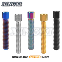 Xingxi Titanium Bolt Chain Adjustment Screws M8x47mm M10x47mm Hex Head Pitch 1.25mm