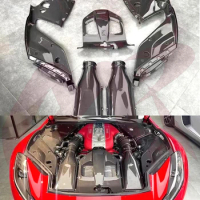 812 Dry Carbon Fiber Engine Bay Cover Dust Guard Air Intake For Ferrari 812 Car Body Kit