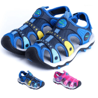 【母子鱷魚】童鞋 兒童護趾運動涼鞋（BAL6085）