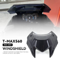 2022 2023 Motorcycle Windscreen Windshield Wind Deflector Windshield Covers Screen Lens For YAMAHA TMAX560 T-MAX560 T-MAX 560