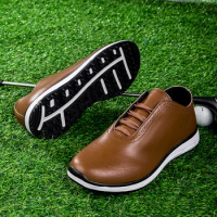 Men's Professional Golf Shoes Outdoor Comfort Fitness Golf Sports Shoes Men's Golf Training Shoes Men's Large Golf Shoes