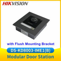 Hikvision IP Intercom DS-KD8003-IME1(B) Smart Doorbell Module Flush Mount Bracket Outdoor Residential Entry Phone Video Intercom