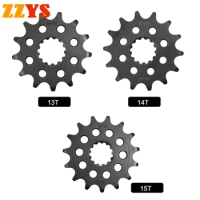 1pc 520 13T 14T 15T 14 Tooth Front Sprocket Gear Staring Wheel Cam For Suzuki Road RGV250 RGV250N RGV 250 Inazuma 400 For Yamaha