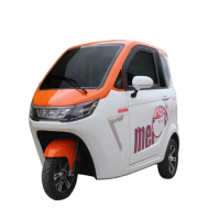 KEYU High performance electric car 3 wheel 3 seat adult electric vehicle bike car enclosed electric tricycle from Chinacustom