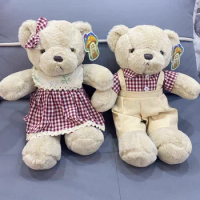 40cm Lover Wedding Bear Doll Soft Stuffed Plush Toy Dress Teddy Bear Animal Doll Audlt Birthday Gift