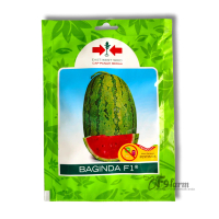 Benih Bibit Semangka Lonjong Loreng Baginda F1 80 Biji Cap Panah Merah