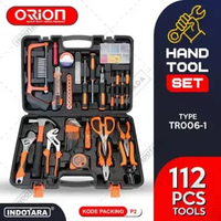 Orion TR006-1 Toolbox Hand Tool Kit Set hitam polos
