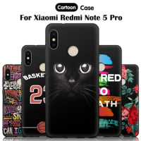 JURCHEN Soft TPU Silicone Case For Xiaomi Redmi Note 5 Pro Case Cover For Xiomi Redmi Note 5 Pro Case Back Fundas Global Version