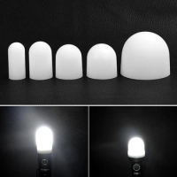 Wurkkos White Diffuser for TS10 TS11 TS22 WK40 TS32 Soft Composite Materials Reading Hiking Tent Lighting with Malleability