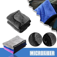 Soft Car Wash Towel Polishing Cloth Gloves Car Cleaning Dry Microfiber Towel High Absorbent Polishing Machine Wash Cloth Cleaner