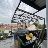 Kanopi Minimalis Atap Solarflat Polos Besi Galvanis Kualitas Terbaik