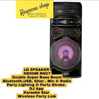 LG XBOOM RNC7 Bluetooth Party Speaker Karaoke Mic/Guitar Radio input