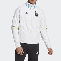 Adidas Afa D4gmdy Anjk [IC4446] 男 立領外套 足球 世足 世界盃 阿根廷 國際版 白