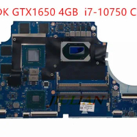 M03036-601﻿ For HP PAVILION GAMING 15-DK Laptop MOTHERBOARD GPC52 LA-J641P DSC GTX1650 4GB i7-10750 WIN Fully Tested OK