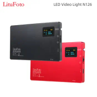 LituFoto LED Camera Light Output Video Lamp Bi-color Panel Light Fill For Camera Photography Vlog Live Streaming Lights