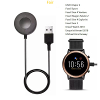 Fair Bộ sạc đồng hồ thông minh thay thế cho Bộ sạc từ tính USB Fossil Gen 6 Gen 4 gen 5 cáp sạc