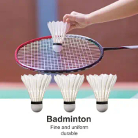High-quality Badminton Feathers Tight Neat Feather Badminton Durable High Elasticity Badminton Shuttlecocks for Training