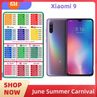 Xiaomi 9 4G Android 6.39 inch RAM 6GB ROM 128GB Qualcomm Snapdragon 855 3300mAh Battery Global Version used phone