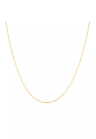 Michael Hill 45cm (18") 1mm-1.5mm Width Hollow Singapore Chain in 10kt Yellow Gold
