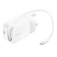Belkin UltraCharge GaN 伸縮線充電器 45W【WCH023myWH】